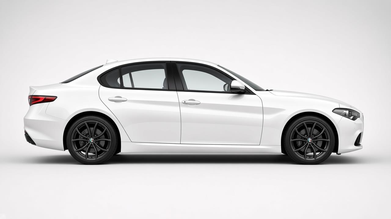 BMW 320i — Left side