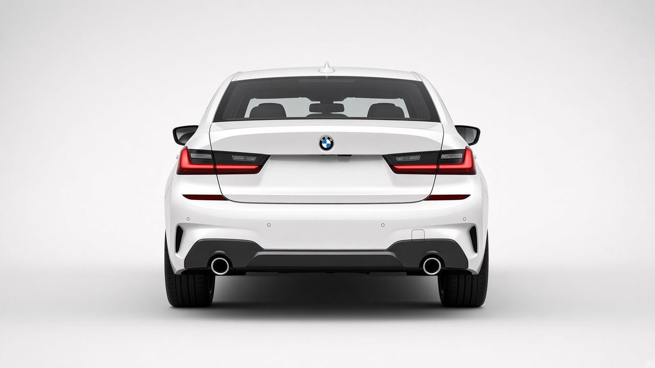 BMW 330e — Отзад