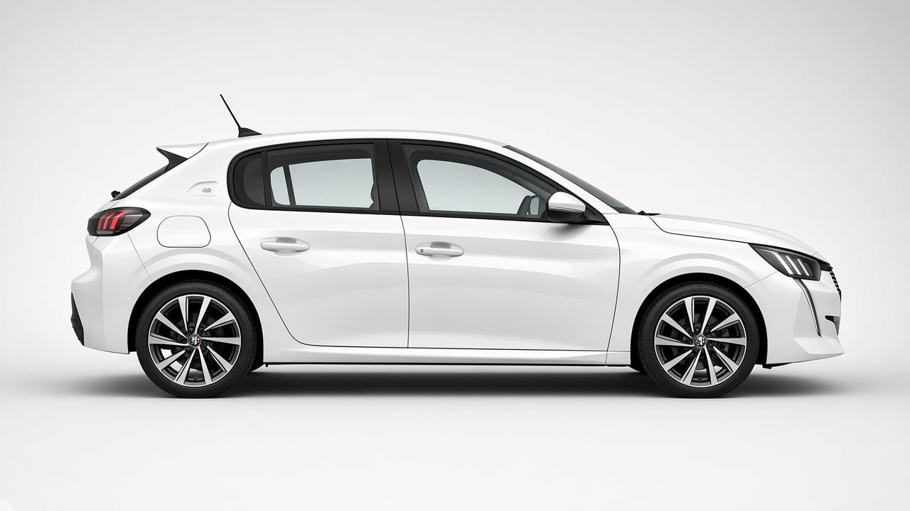 Peugeot e-208 — Left side